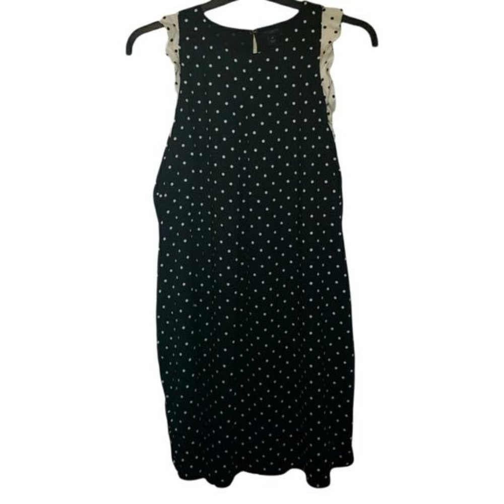Ann Taylor Petite Polka-dot Mini Dress Medium - Picture 2 of 7